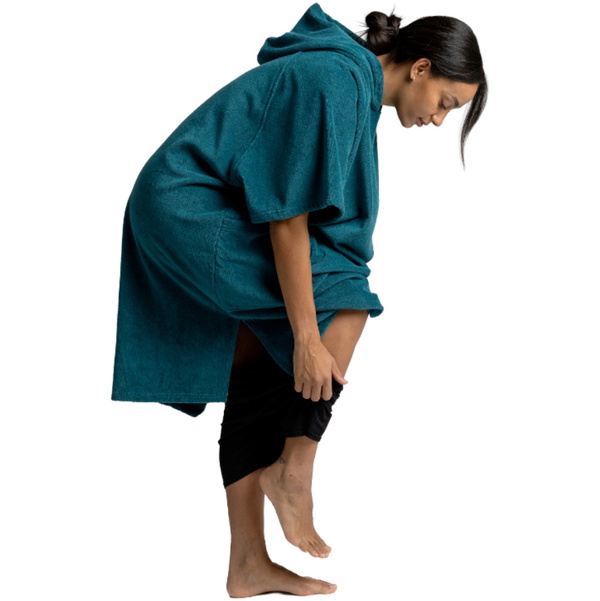 2026 Red Paddle Co Poncho Håndklædeskiftkåbe 002-009-006-03 - Deep Teal